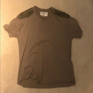 Brown fashion tee